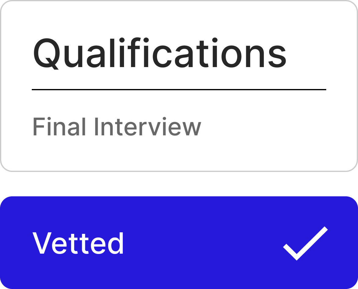 Vetted Candidates